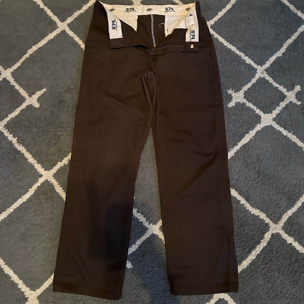 Brown Dickies 874 original fit 36x32